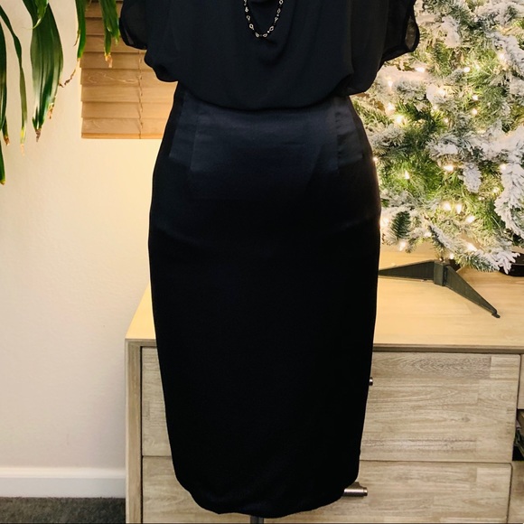 REBECCA TAYLOR Silk Pencil Skirt 💖 EUC - Picture 1 of 8
